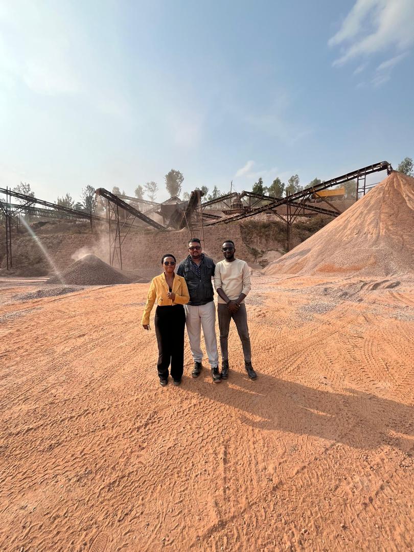 TEMACO team visiting crusher sites